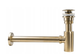 Сифон для раковини REA BRUSHED GOLD універсальний + CLICK-CLACK - изображение 2