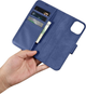 Чохол-книжка iCarer Real Cowhide Premium Leather 2in1 Wallet Case з RFID для Apple iPhone 14 Blue (WMI14220725-BU) - зображення 15