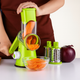 Овощерезка терка мультислайсер для овощей и фруктов Kitchen Master зеленая - изображение 7