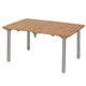 Стол Bo-Camp Southwark 60x40cm Bamboo Brown (1404644) - изображение 3
