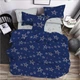 Комплект постельного белья Zastelli Полуторный 145 х 210 см Stars on blue and grey бязь (2500000994418) - изображение 4
