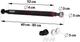 Drążek rozporowy Neo Sport NS-311 60-85 cm (5903890605971) - obraz 5