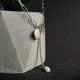 Серебряное колье с натуральным жемчугом барочным, вес изделия 7,31 гр (2186779) - изображение 4