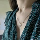 Серебряное колье с натуральным перламутром, вес изделия 3,33 гр (2186496) - изображение 8
