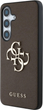 Панель Guess Grained Big 4G Logo Small Classic для Samsung Galaxy S25 Plus Brown (3666339449186) - зображення 2