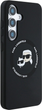 Панель Karl Lagerfeld Silicone Double Heads And Circle MagSafe для Samsung Galaxy S25 Black (3666339450151) - зображення 4
