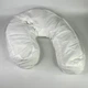 Подушка ортопедическая анатомическая для сна Side Sleeper Pro, эргономичная антиаллергенная подушка-подковая с выемкой для уха и поддержкой шеи и плеч, против храпа, из полиэстра и синтетического хлопка Белая, F-16 - изображение 10