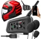 Мотогарнитура Bluetooth с интерком на шлем EJEAS V6 Pro Plus влагозащита IP67 Мото блутуз интерком гарнитура - изображение 1
