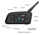 Мотогарнитура Bluetooth с интерком на шлем EJEAS V6 Pro Plus влагозащита IP67 Мото блутуз интерком гарнитура - изображение 4