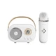 Колонка портативна із мікрофоном C-20 BT/TF/USB/FM 5 Вт Білий - зображення 1