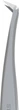 Пинцет профессиональный с насечками для ресниц Staleks Pro Expert 44 Type 12 L-образный (TE-44/12) (4820241069613) - изображение 2