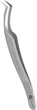 Пинцет профессиональный с насечками для ресниц Staleks Pro Expert 45 Type 2 L-образный (TE-45/2) (4820241069637) - изображение 1
