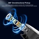 Беспроводной петличный микрофон Puluz для iPhone/iPad 8-контактный приемник и два микрофона (PU647B) - изображение 6