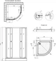 Душова кабіна Agua Cascad S.F.D. 80x80 см (CV035435) - зображення 13