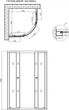 Душова кабіна Agua Cascad S.D. 90x90 см без піддону (CV035442) - зображення 8
