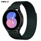 Ремешок миланская петля для Samsung Galaxy Watch 5/ 5 Pro Тёмный Зелёный - изображение 1