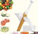 Универсальная овощерезка для овощей, фруктов с контейнером TS Kitchen Mandoline safe slice Оранжевая brava-o - изображение 6