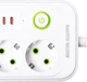 Сетевой фильтр-удлинитель UFT 3 розетки 6 USB 4.75 м Белый (LGHP-5-21) - изображение 3