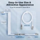 Кабель ATTACK SHARK C01PRO Type-C - Aviator COILED CABLE (White) - изображение 4