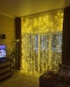 LED гірлянда "Теплий білий дощ" 300 діодів, регульована, пульт ДУ 3х3 м - зображення 3