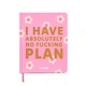 Планер «I HAVE ABSOLUTELY NO PLAN» розовый - изображение 1