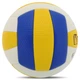 М'яч волейбольний №2 сувенірний зшитий машинним способом PVC SP-Sport VOLLEYBALL VB-1291 VB-1291 (№2, PVC, білий-жовтий-синій) - изображение 3