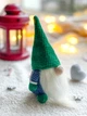 Новогодний вязаный гном – игрушка амигурумы для рождественского декора. Рождественский гном. Рождественские иг - изображение 8