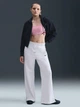 Спортивные штаны на флисе женские Nike W Nsw Phnx Flc Hr Pant Wide 2 IH1011-051 L Серые (0198482098872) - изображение 3