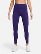 Спортивные леггинсы для фитнеса высокие женские Nike W Nk Df Tempo Hr 7/8 Tght HV8170-547 L Темно-синие (0198484900166) - изображение 1