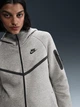 Толстовка на молнии на флисе с капюшоном женская Nike W Nsw Tch Flc Wr Fz Hdy 2 HV6747-063 XL Серая (0197860247475) - изображение 7