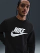 Свитшот мужской Nike M Nk Club Bb Gfx Crew FN3890-010 M Черный (0197863213613) - изображение 5