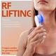 Микротоковый массажер для лица и шеи Swan Beauty Skin Boost RF-30 MS EMS массажер с микротоками от отеков лифтинг и тонус кожи мощный для омоложения с микротоками светотерапия аккумуляторный белый - изображение 7
