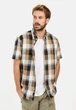 Рубашка Camel Active Checked Short-Sleeve Shirt Made of Pure Cotton XXL Коричневый/Бежевый (1109-4064478958665) - изображение 2