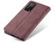 Чехол-книжка CaseMe из нубука для Xiaomi Redmi Note 11/11s Бордовый - изображение 10