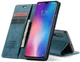 Чехол-книжка CaseMe из нубука для Xiaomi Mi 9 Бирюзовый - изображение 4