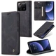 Чохол-книжка CaseMe із нубуку для Xiaomi 13T/Pro Чорний - зображення 3