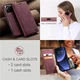 Чохол-книжка CaseMe із нубуку для Xiaomi 13T/Pro Бордовий - зображення 3