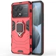 Захисний бампер IronMan для Xiaomi Poco X6 Pro 5G з кільцем-тримачем Червоний - зображення 1