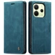 Чехол-книжка CaseMe из нубука для Xiaomi Redmi Note 14 4G (24117RN76G) Бирюзовый - изображение 3