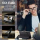 Чехол-книжка CaseMe из нубука для Samsung S24 Ultra Чёрный - изображение 8