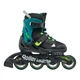 Детские ролики Rollerblade Microblade XT Black/Green размер 28-32 (sk176) - изображение 3