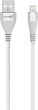 Kabel Standart USB Type-A – Lightning 1.2 m Silver (GT-RH015 silver) - obraz 1