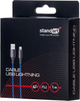 Кабель Standart USB Type-A – Lightning 1 м Blue (GT-XG111-blu-1m) - зображення 2