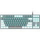 Клавиатура Aula F3287 Keycap KRGD Blue Switch UA White/Grey (6948391240688) [90997] - изображение 1