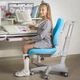 Дитяче крісло Mealux Match KBL gray base (Y-528 KBL) Блакитний - зображення 2
