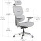 Крісло Mealux D2 Air Fabric Grey (арт. HF-D2 F/G) - изображение 5