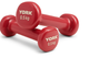 Гантели для фитнеса виниловые круглые York Fitness 2х0,5кг розовый - изображение 1
