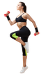 Гантели для фитнеса виниловые круглые York Fitness 2х0,5кг розовый - изображение 4