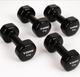Гантели для фитнеса виниловые круглые York Fitness 2х5кг черный - изображение 4