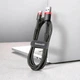 Кабель Baseus Cafule Cable USB for Type-C 3A 1 м Red/Black (CATKLF-B91) - изображение 8